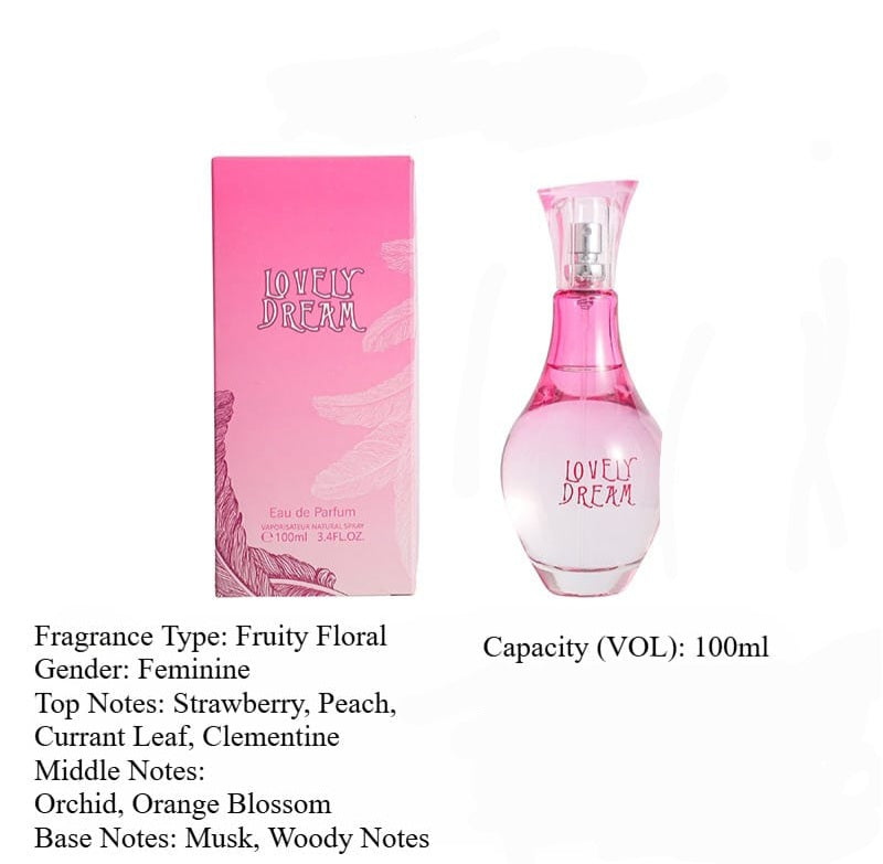 Women perfume 100ml floral note strawberry